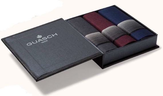 Чоловічі бавовняні носові хустинки Guasch Folk 96-02