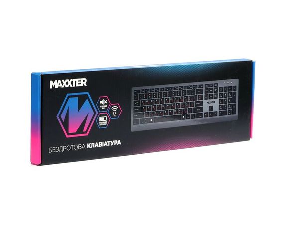 Бездротова клавіатура Maxxter KBW-01G-UA | Зображення 4