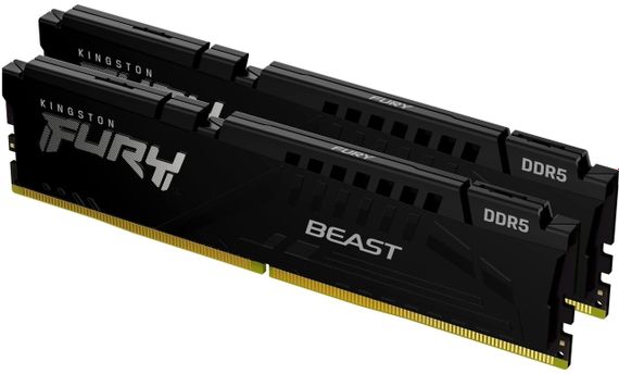 Пам&#039;ять ПК Kingston DDR5 64GB KIT (32GBx2) 6000 FURY Beast EXPO KF560C36BBEK2-64