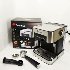 Кофемашины автоматические Domotec, Кофемашина с капучинатором и кофемолкой, Кофеварка для дома JR-57