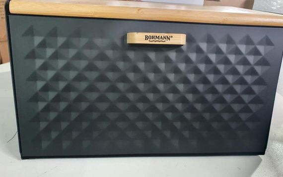 Хлібниця металева Bohmann BH-02-546 з дерев'яною кришкою | Зображення 3