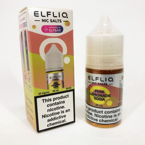 Жидкость ELFLIQ 30 мл 5%. Розовый Лимонад Сода (Pink Lemonade Soda) | Зображення 1