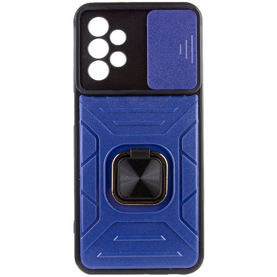 Ударопрочный чехол Camshield Flash Ring для Samsung Galaxy A53 5G TPU+PC, Синий | Зображення 2