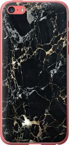 Чехол на iPhone 5c Черный мрамор "3846u-23-17620"