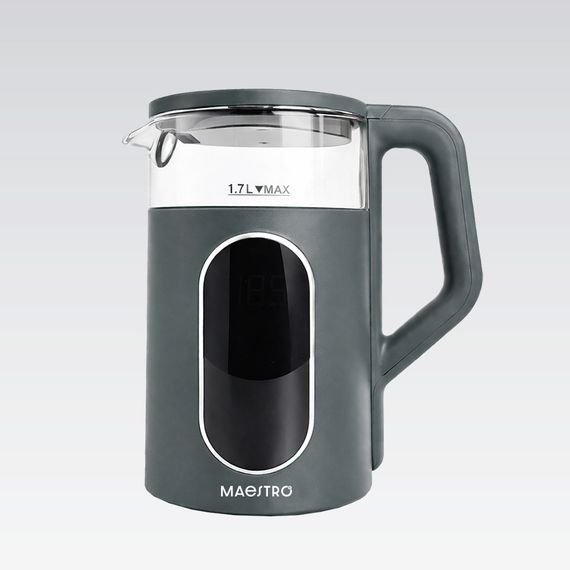Электрочайник Maestro MR-023-GREEN, 1.7 л, 2200 Вт, с регулировкой температуры | Зображення 1
