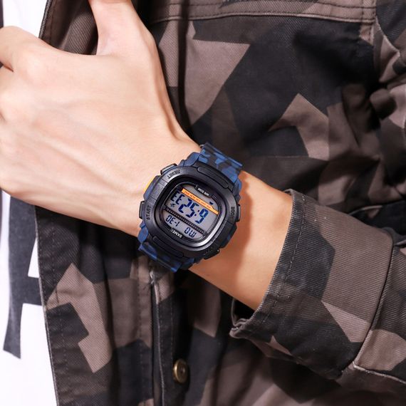 Чоловічий годинник Skmei 1657CMBU Camouflage-Blue | Зображення 2
