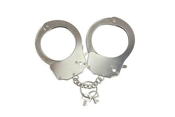Наручники металеві Adrien Lastic Handcuffs Metallic (поліцейські) sexstyle