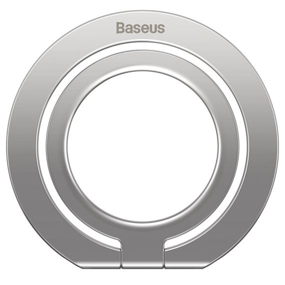 Тримач для телефону Baseus Halo Series Foldable Metal Ring (Single ring) (SUCH00001) Silver