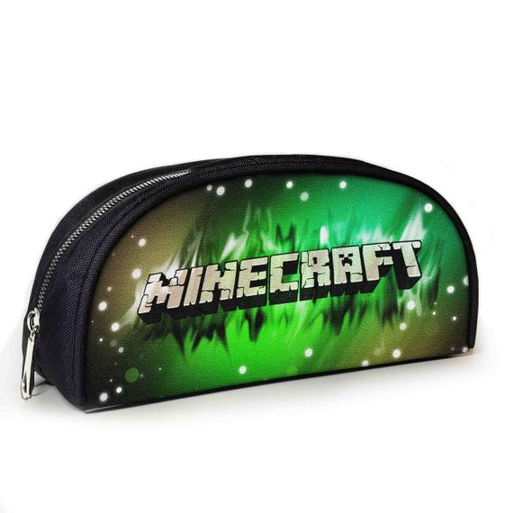 Пенал шкільний Minecraft Кріпер 23х10х8 см з принтом для хлопчика (02836)