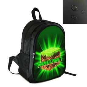 Рюкзак міський/шкільний 38×28см з принтом Minecraft Кріпер дитячий, підлітковий, спортивний (4172)