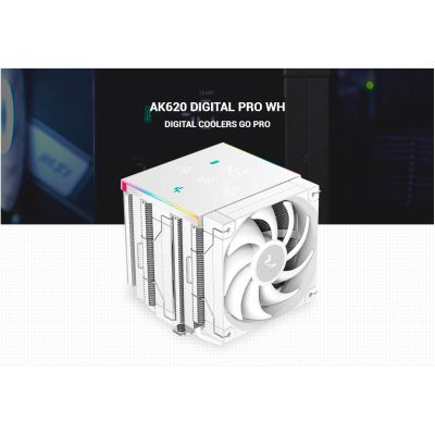 Кулер для процессора Deepcool AK620 Digital Pro White (R-AK620-WHAPMN-G) | Зображення 5