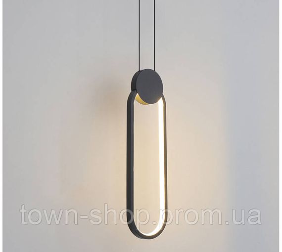 Люстра потолочная LED JU15-100-bk-k Черный 45-200х10х10 см. | Зображення 1