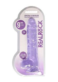 Фаллоимитатор - Realrock Dildo 9" Purple Sex Aura
