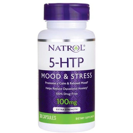 Тріптофан Natrol 5-HTP 100 mg 30 Caps