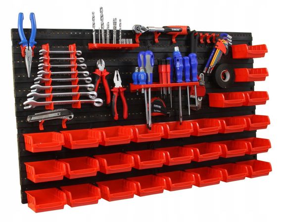 Панель-органайзер для инструментов 46ел. 95 X 54,5 см Mar-Pol M66630 | Зображення 1