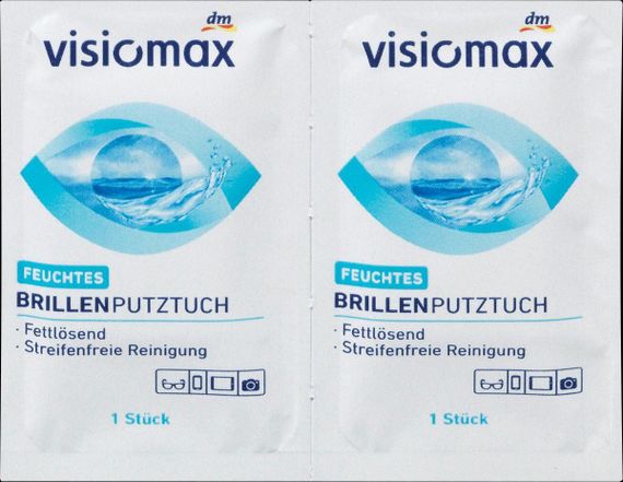 Visiomax Brillenputztucher Серветки для протирання окулярів, 52 шт. | Зображення 1