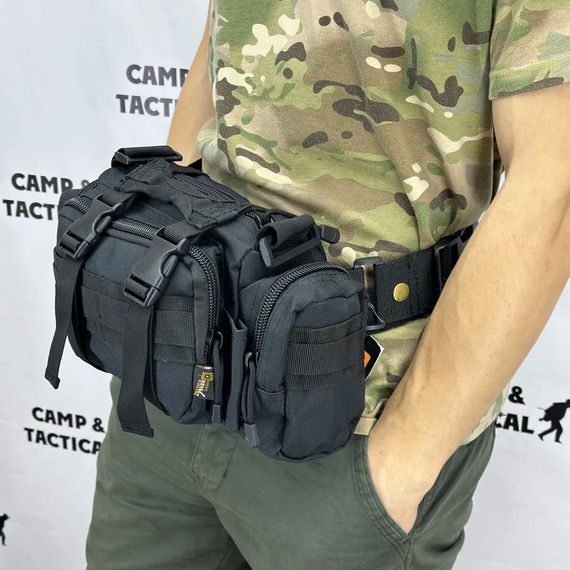 Сумка через плече чоловіча плетена, Сумка військова Чоловіча брезентова через плече FE-62 | Зображення 1