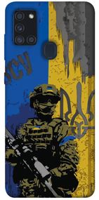 Чохол IBANAN Патріотичний 4 для Samsung Galaxy A21s