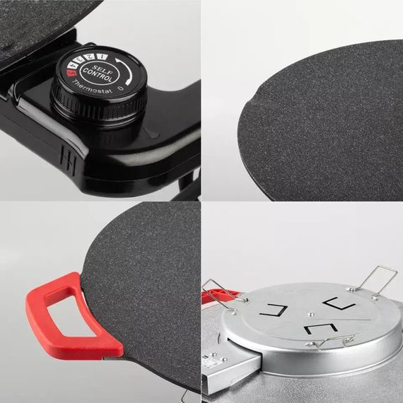 Електрогриль з антипригарним покриттям Domatec MS 5304 1800W 36 см (47555-5304_535) | Зображення 8