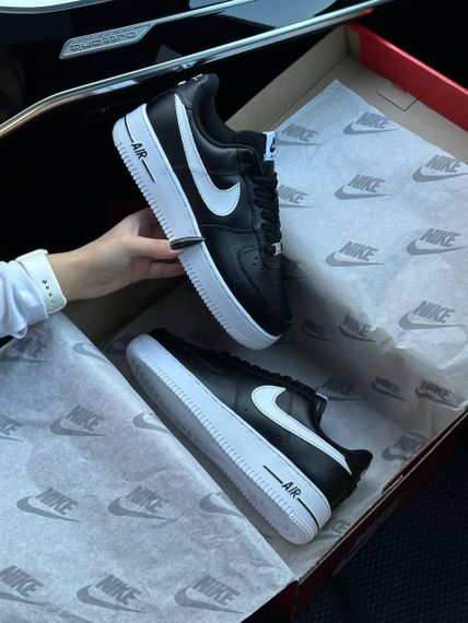 Жіночі кросівки Air Force 1 PRM All Black White , В'єтнам | Зображення 9