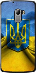 Чехол на Lenovo A7010 Флаг и герб Украины 1 "375u-232-17620"