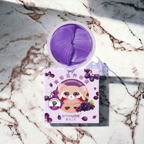 Гідрогелеві патчі під очі SERSANLOVE Grape Nourishing Eye Mask з екстрактом ягід винограду 60 штм полуниці 60 шт КОПІЯ