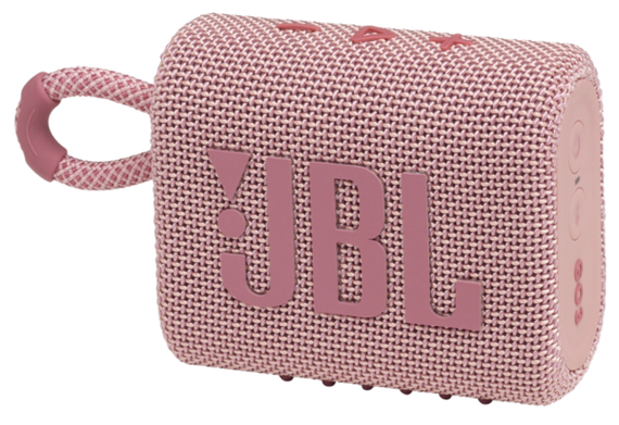 Портативна акустика JBL Go 3 Pink (JBLGO3PINK) (JBLGO3PINK) | Зображення 6