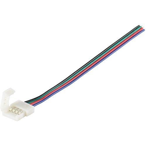 Кабель PROLUM для стрічки 5050 RGB 10 мм + 1 затиск | Зображення 5