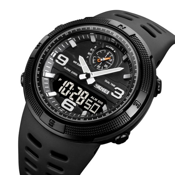 Skmei 1655BKBK Black | Зображення 1