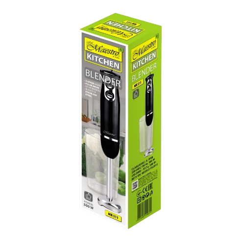 Блендер погружний 500W зі склянкою MR-511 Maestro | Зображення 2