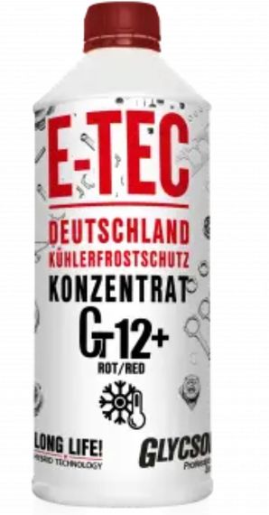 Концентрат антифризу Gt12+ E-TEC Glycsol червоний 1,5л