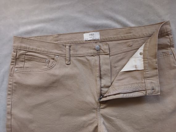 Мужские зауженные джинсы marks & spencer р. 42/31 | Зображення 1