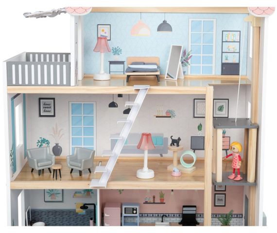 Ляльковий будиночок XXL з 54 деталями — великий ігровий світ для вашої дитини! 🏠👧🧒 | Зображення 1