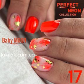 Гель-лак BABY MOON Perfect Neon №17, 6 мл