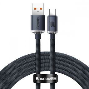 Кабель Baseus Crystal Shine Series Type-C 100W (2m) black