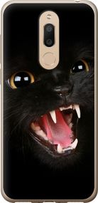 Чехол на Meizu M6T Чёрная кошка "932u-1536-17620"
