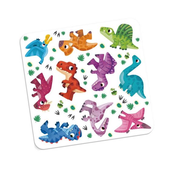 Набор для творчества "Динозавры" VT4206-48, 10 наклеек на планшетке | Зображення 1