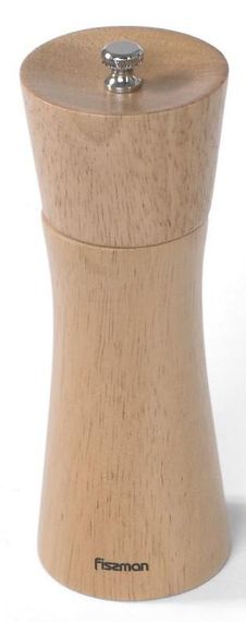 Млин для спецій (перцемолка) Fissman Spice Lanjit 16х5.5см, корпус світле дерево