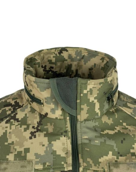 Куртка SoftShell з липучками для шевронів піксель V&T | Зображення 4