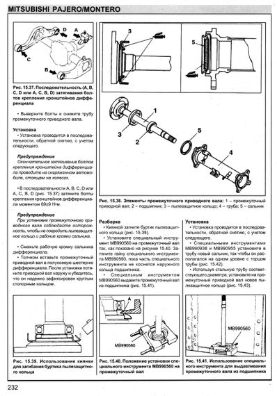 Mitsubishi Pajero / Montero. Руководство по ремонту и эксплуатации. Книга | Зображення 7