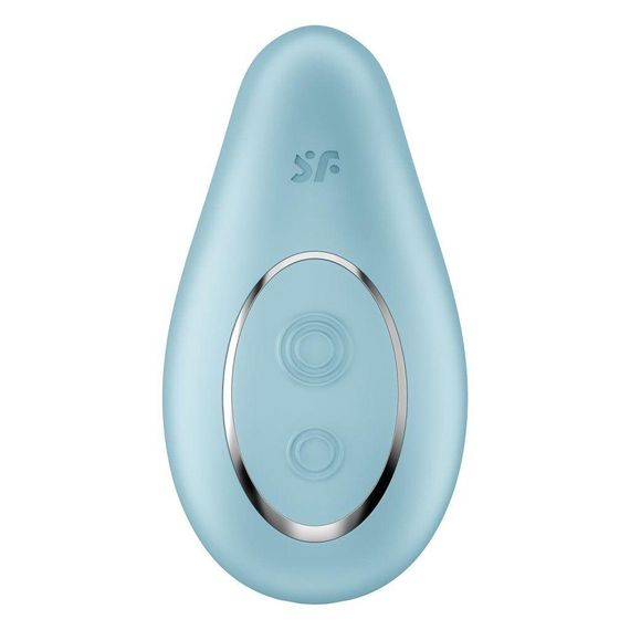 Класичний вібратор для початківців Satisfyer Dipping Delight - Голубий | Зображення 3