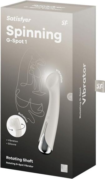 Вібратор Satisfyer Spinning G-Spot 1 Beige Sex Aura | Зображення 3