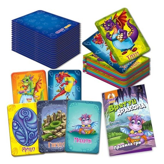 Настольная развлекательная игра "Спаси дракона" VT8077-03, 50 карт | Зображення 1