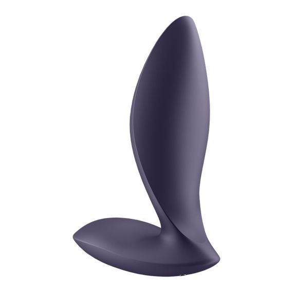 Невеликий анальний смарт-стимулятор Satisfyer Power Plug з вібрацією, фіолетовий Sex Aura | Зображення 3