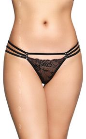 Жіночі стрінги - G-String 2493, black S/M