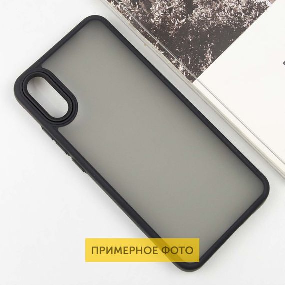 Чохол TPU+PC Lyon Frosted для Oppo A60 4G Black | Зображення 1