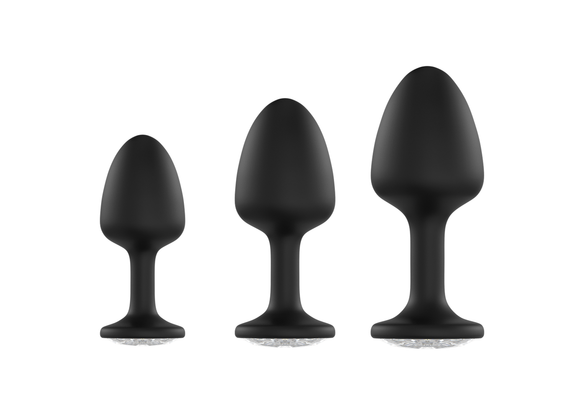 Анальна пробка Dorcel Geisha Plug Diamond L з кулькою всередині, створює вібрації, макс. діаметр 4 с | Зображення 1