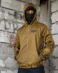 Мужская ветровка милитари легкая куртка от ветра и дождя тактическая куртка с капюшоном демисезонная ветровка