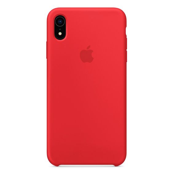 Силіконовий чохол Apple Silicone Case Red для iPhone XR