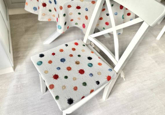 Подушка на стілець гобеленова EDEN850B Limaso, 40x40, Квадратна, Повсякденний, Без люрексу, 75% поліестер, 22% бавовна, 3% акрил, поролон, Гобелен | Зображення 4